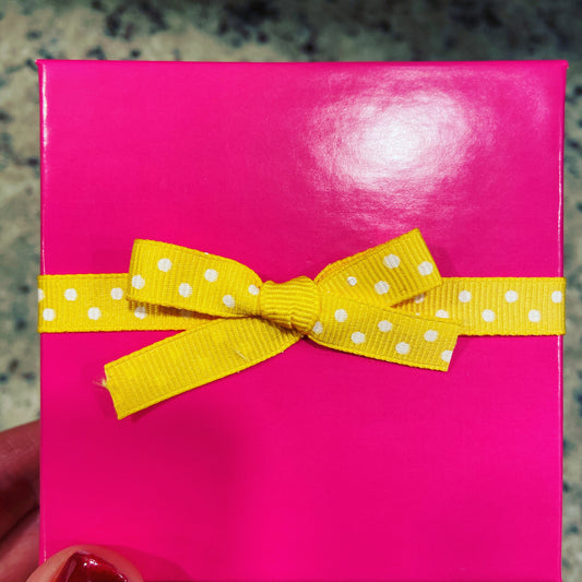 Tied with a bow