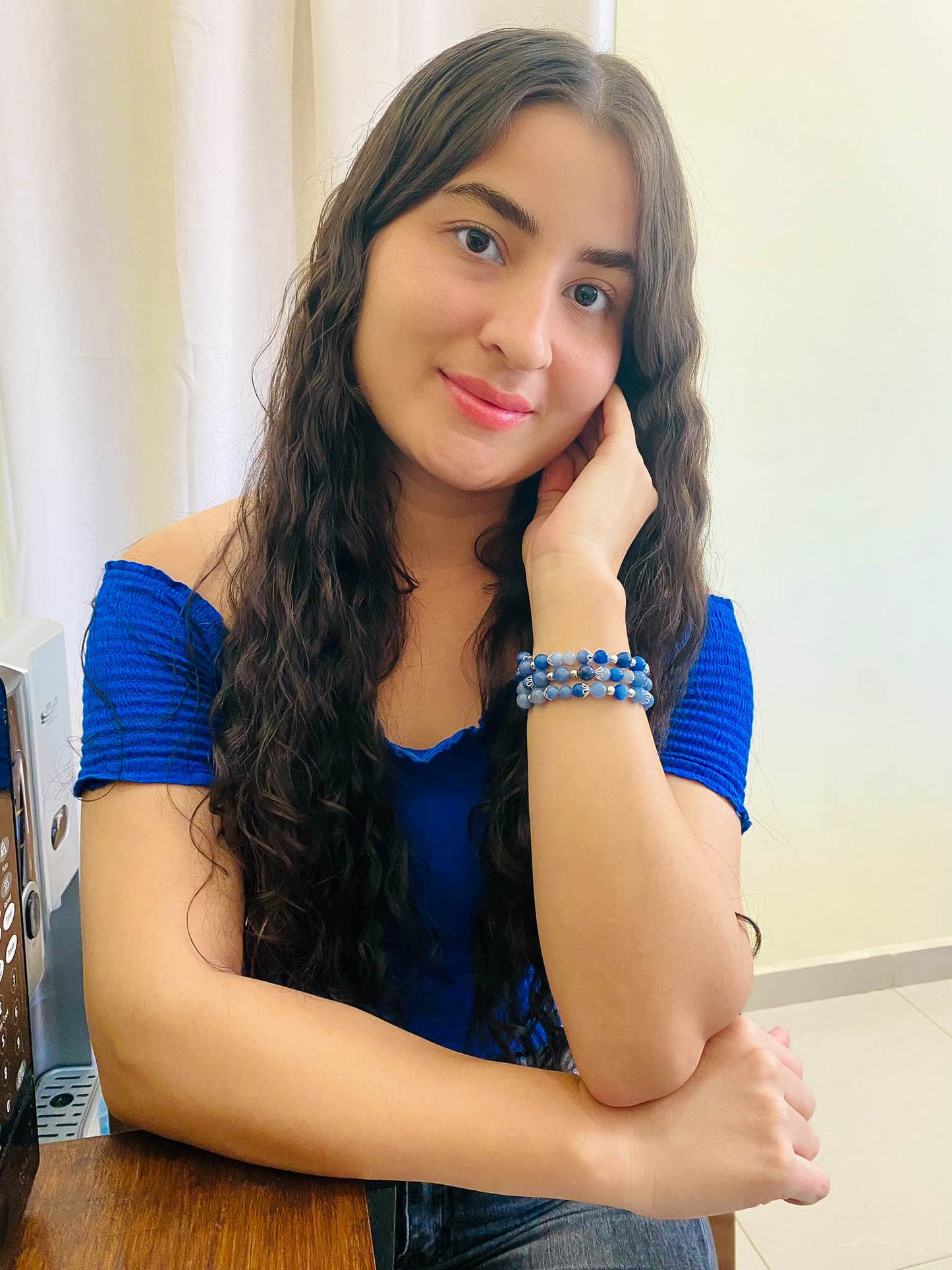 Denim bracelet