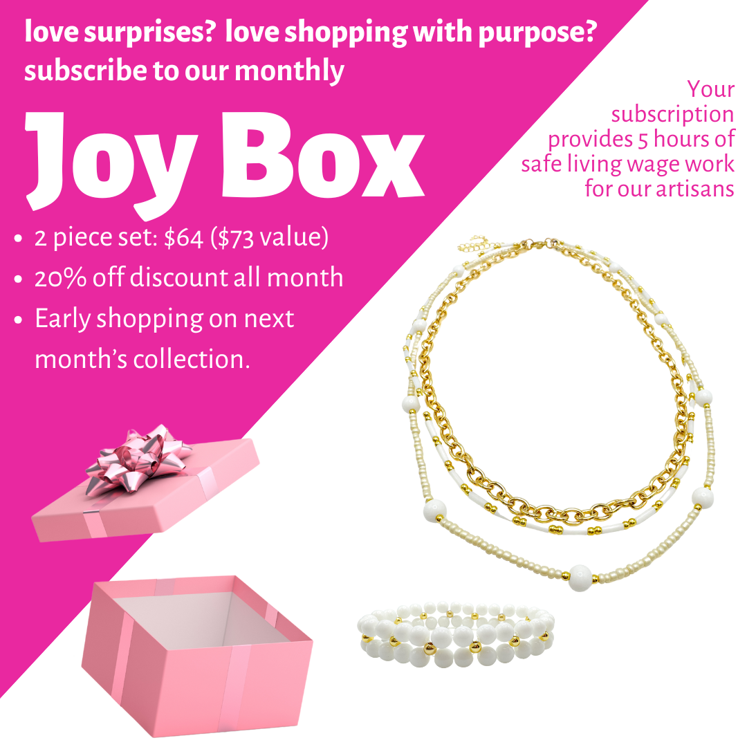 Joy Box Necklace & Bracelet Set