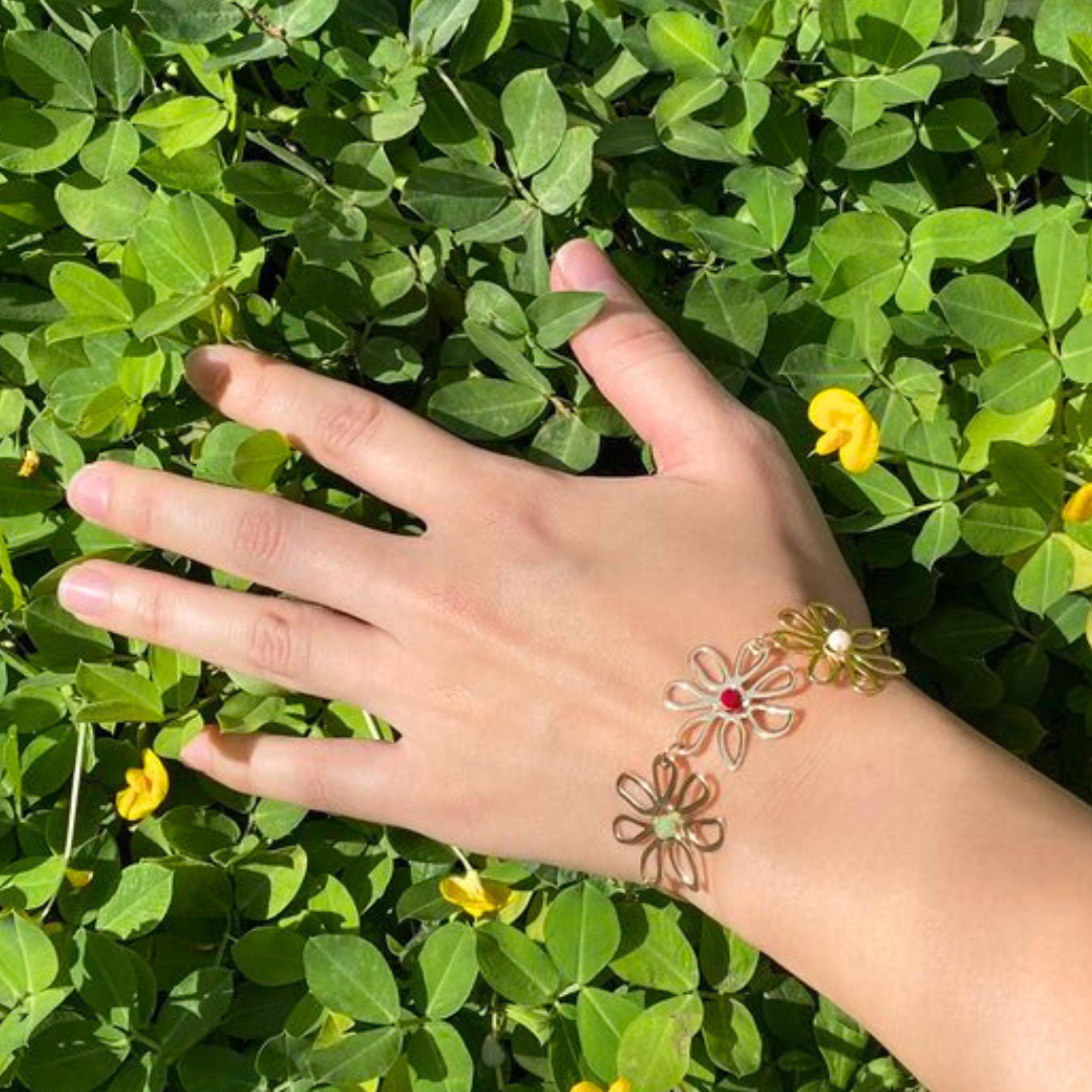 Zinnia bracelet
