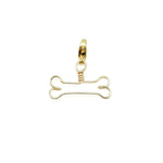 Bone gold charm