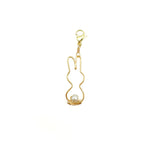 Bunny gold charm