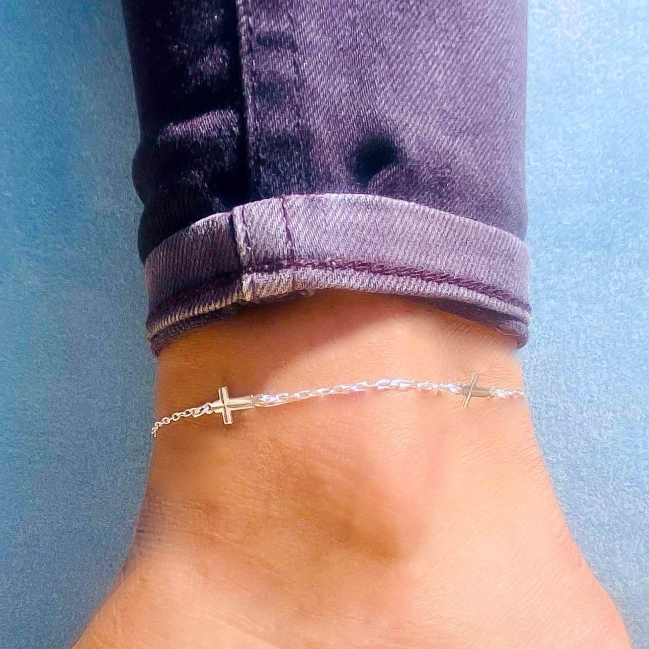 Cruz anklet