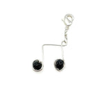 Notes silver charm