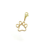 Pawprint gold charm