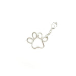 Pawprint silver charm