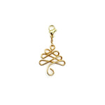Tree gold charm