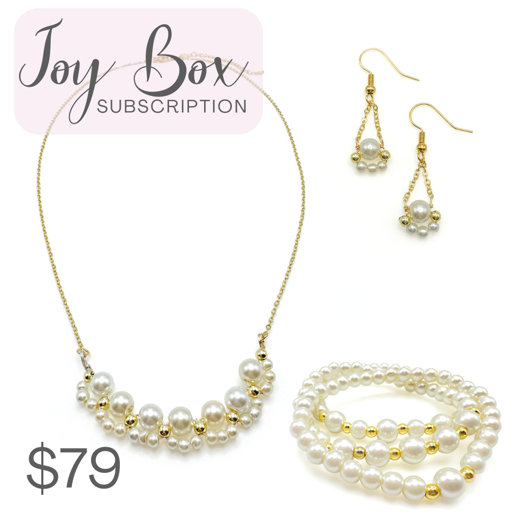 Joy Box Necklace, Earring & Bracelet Set