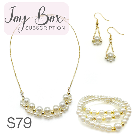 Joy Box Necklace, Earring & Bracelet Set