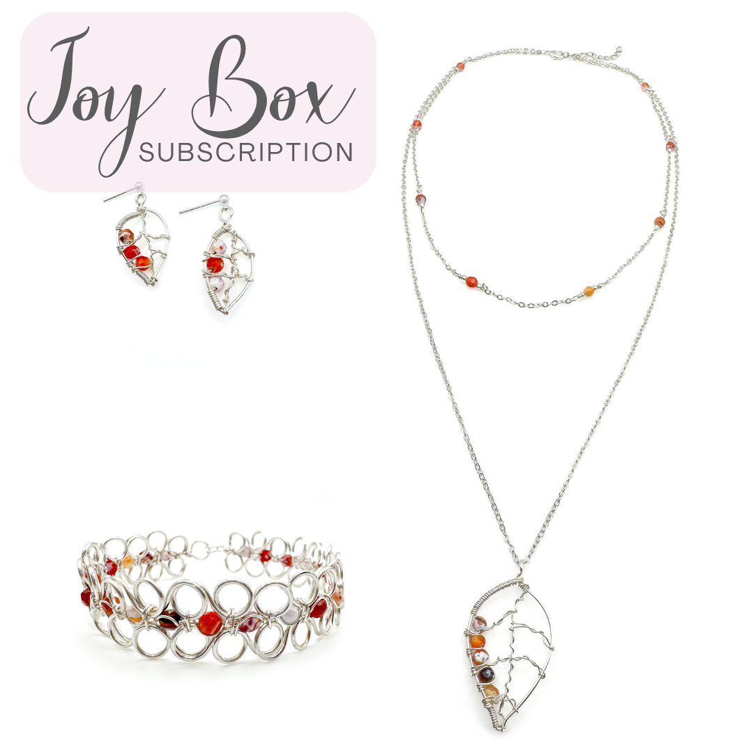 Joy Box Necklace, Earring & Bracelet Set