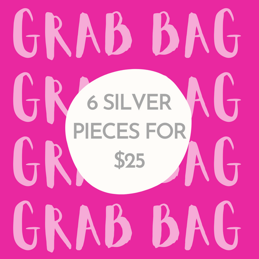 $25 Silver Grab Bag (6 surprise pieces!)