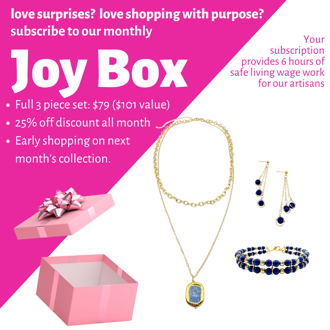 Joy Box Necklace, Earring & Bracelet Set