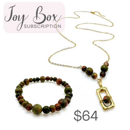 Joy Box Necklace & Bracelet Set