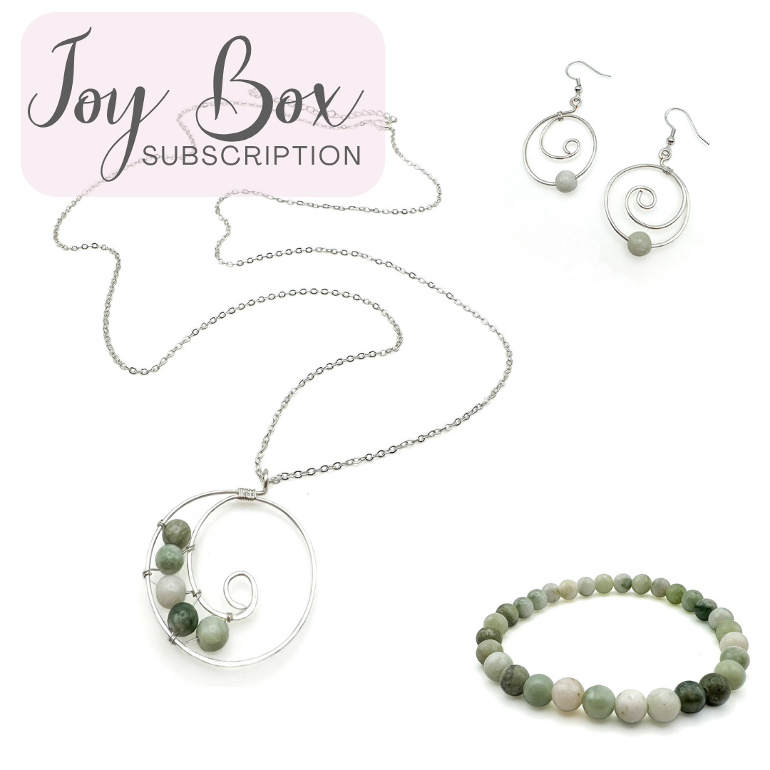 Joy Box Necklace, Earring & Bracelet Set
