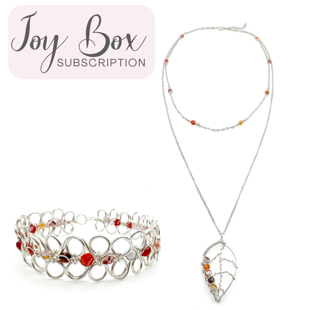 Joy Box Necklace & Bracelet Set