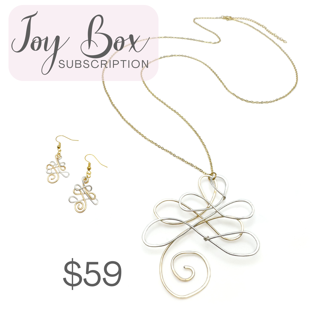 Joy Box Necklace & Earring Set