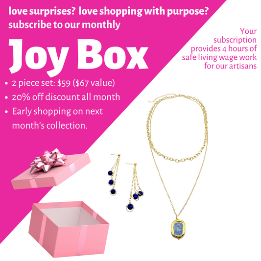 Joy Box Necklace & Earring Set