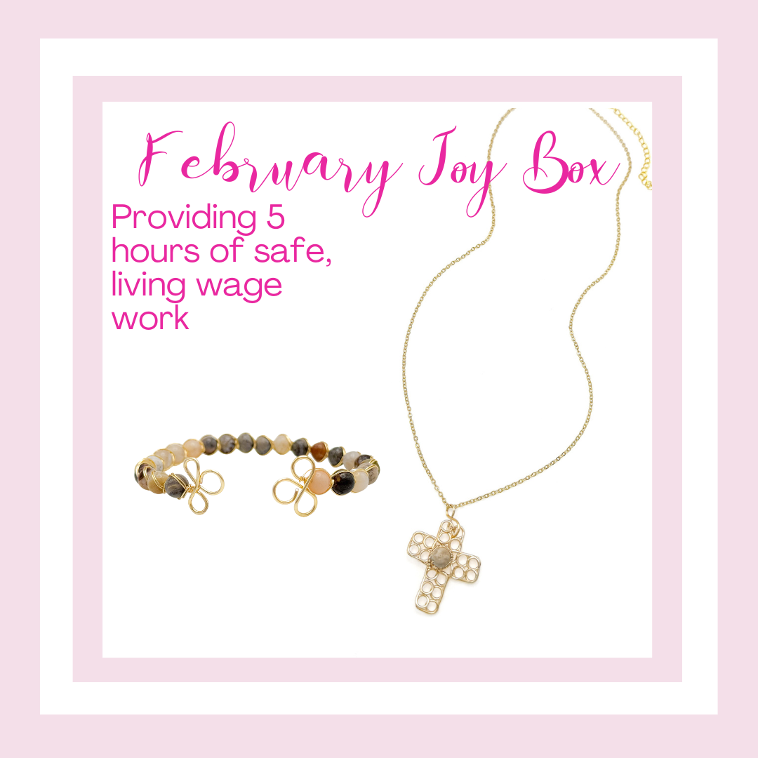 Joy Box Necklace & Bracelet Set