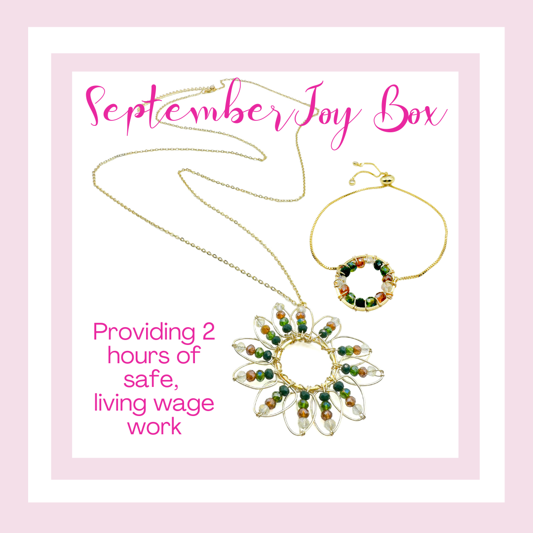 Joy Box Necklace & Bracelet Set