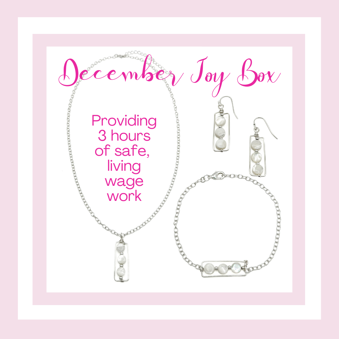 Joy Box Necklace, Earring & Bracelet Set