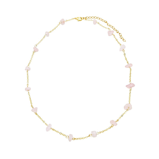 Pink gold Artisan necklace