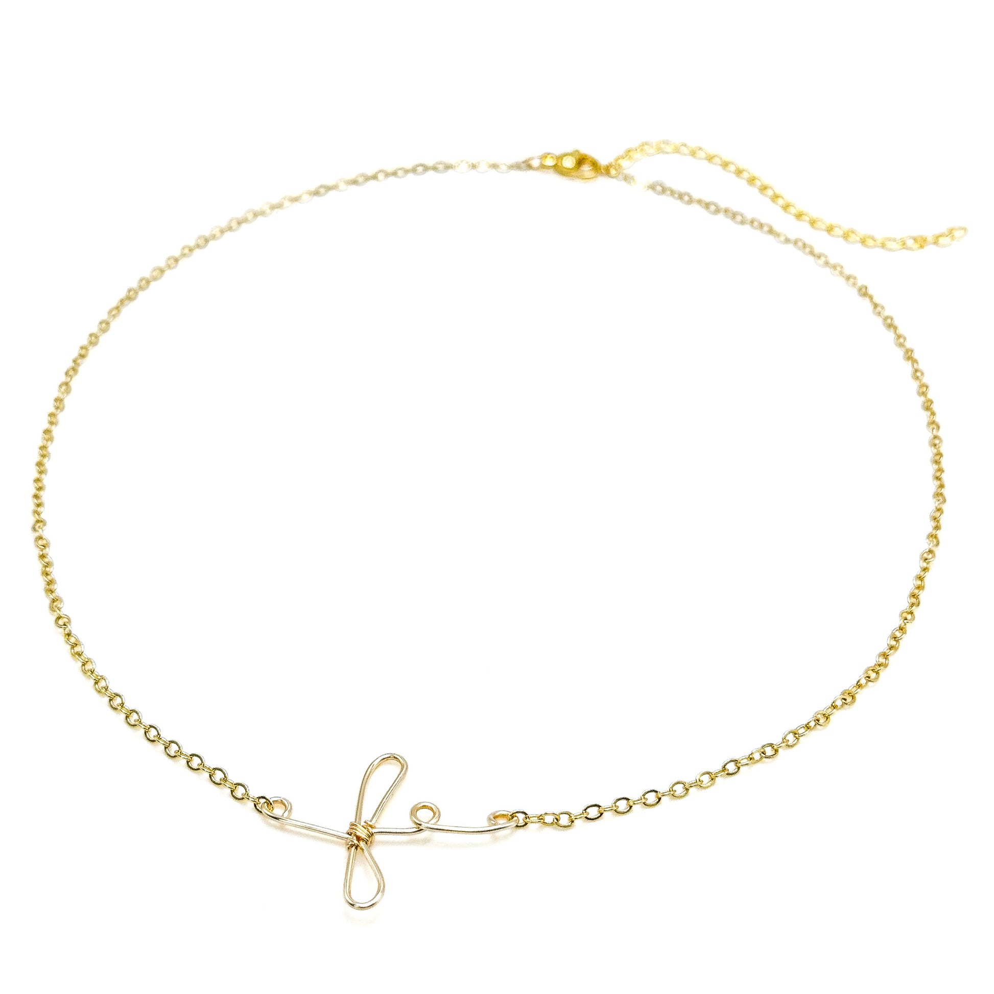 Fe faith Spanish gold necklace