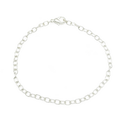 Gigi silver charm bracelet