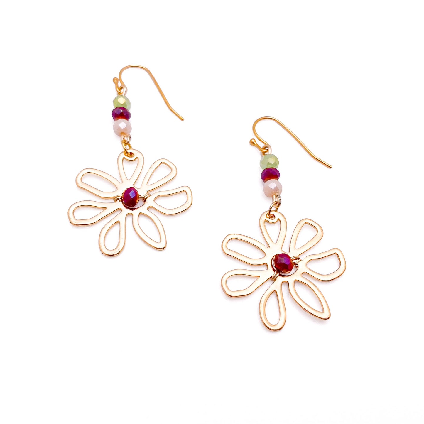 Zinnia earrings