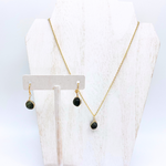 Green jade gold jewelry