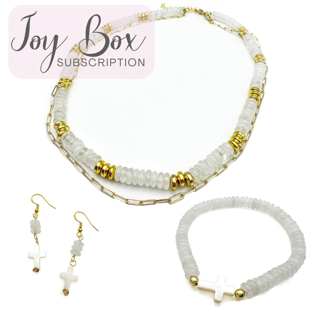 Joy Box Necklace, Earring & Bracelet Set