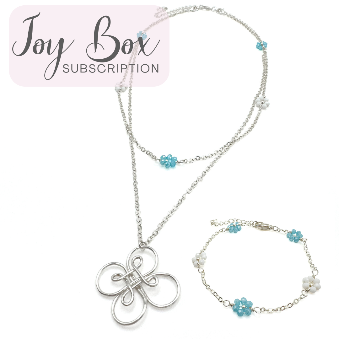 Joy Box Necklace & Bracelet Set