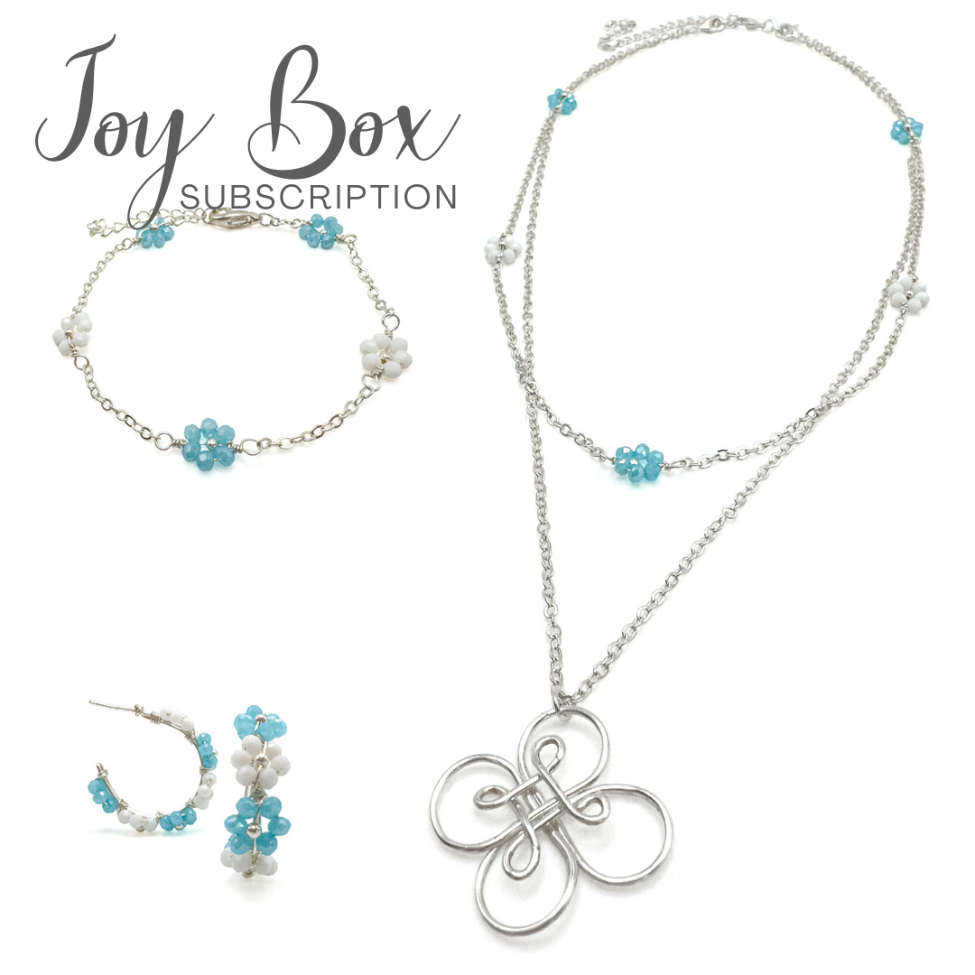 Joy Box Necklace, Earring & Bracelet Set