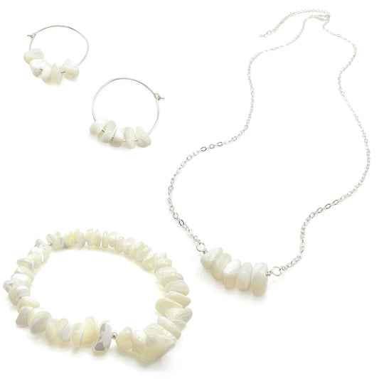 Mother of Pearl silver jewelry