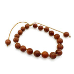Goldstone beaded adjustable sliding cord bracelet