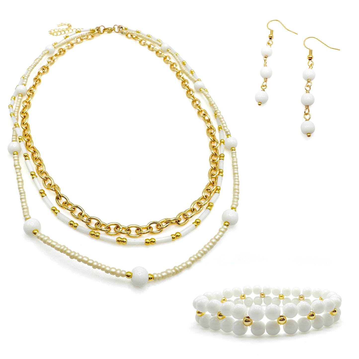 Joy Box Necklace, Earring & Bracelet Set