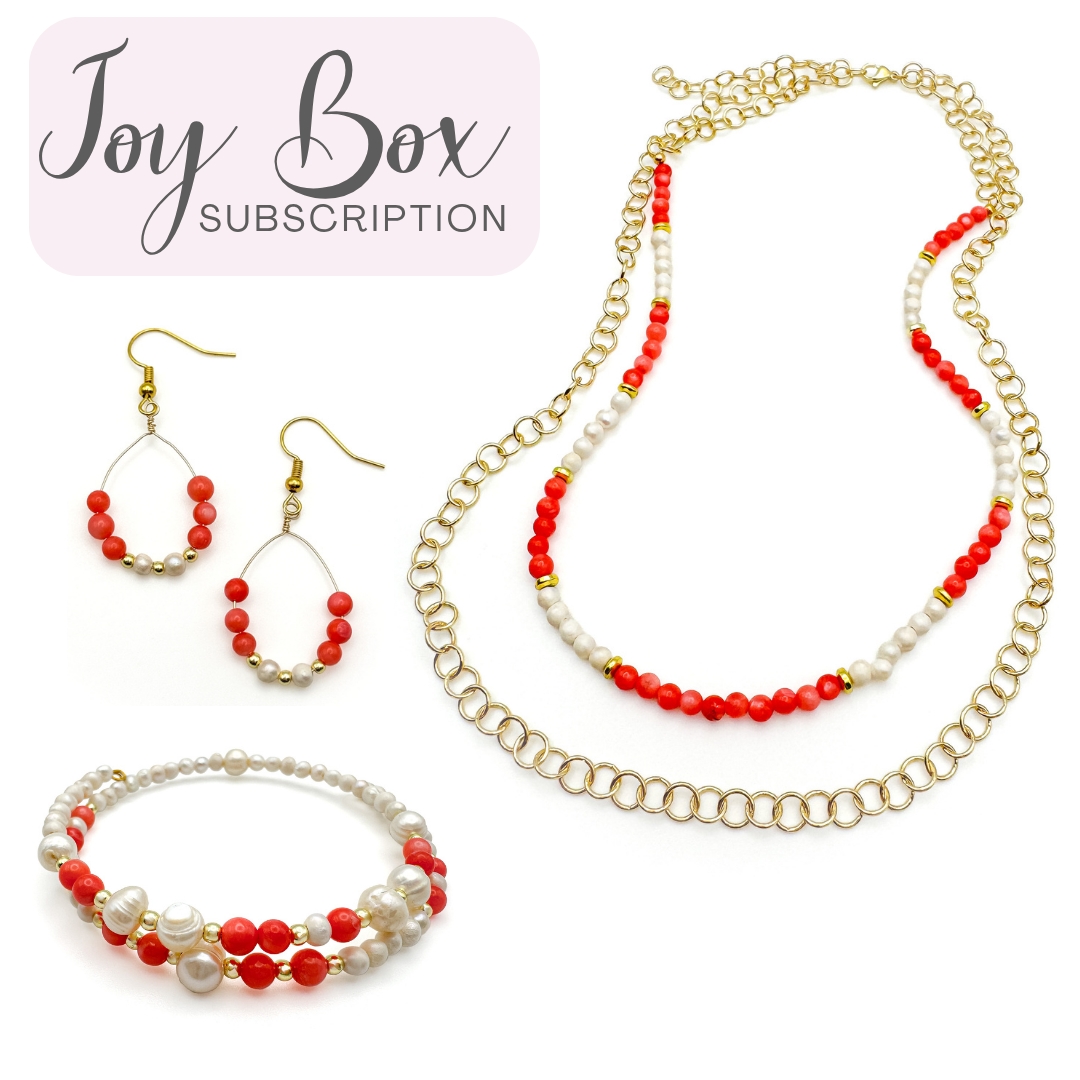 Joy Box Necklace, Earring & Bracelet Set